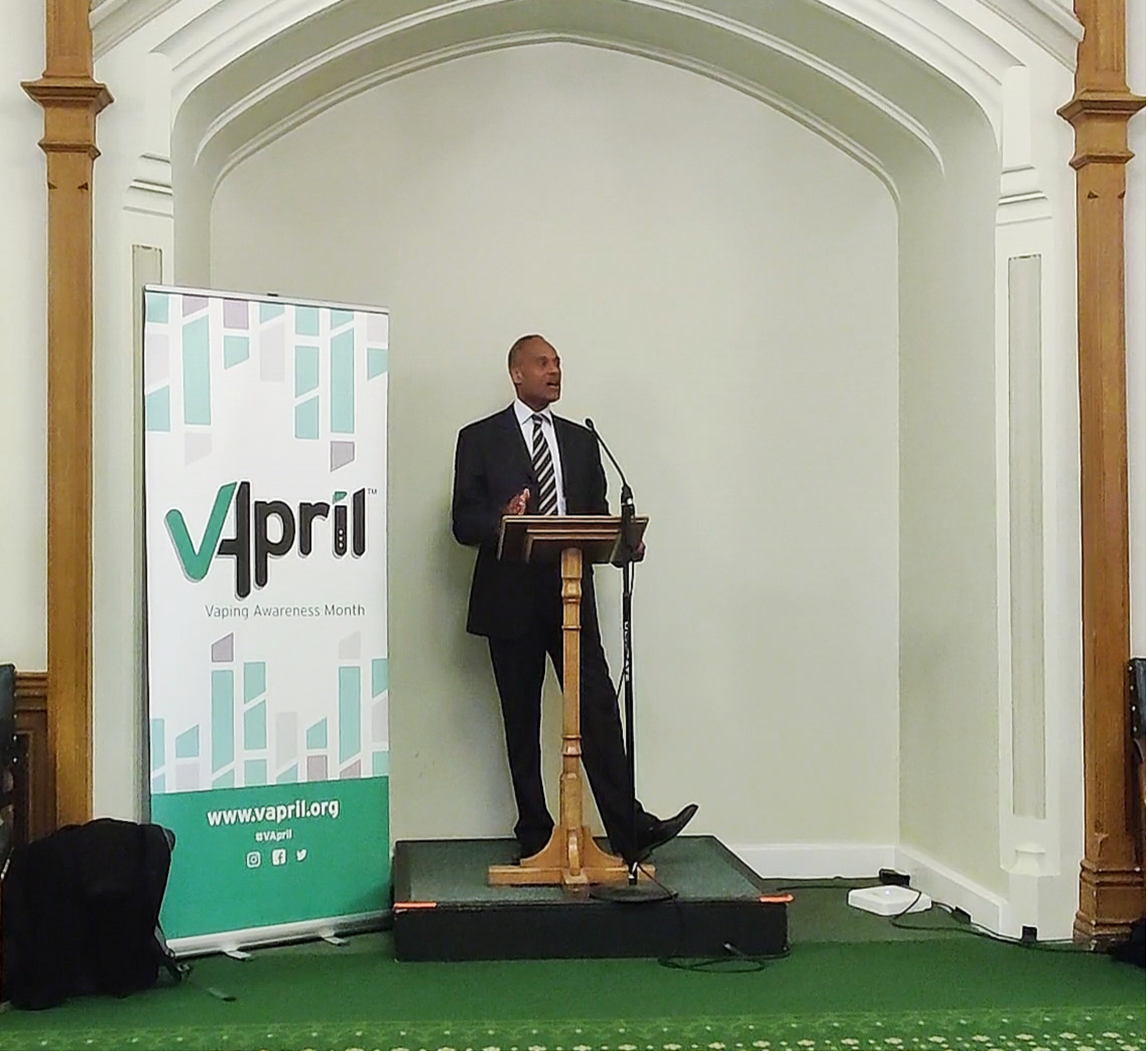 Adam Afriyie MP Warns of Disposable Bans During the VApril Aaping Awareness Month