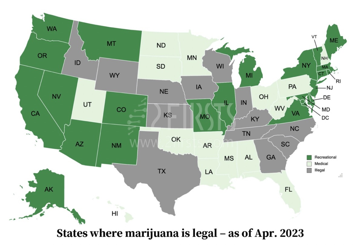 特拉华州在没有州长签名的情况下将休闲大麻合法化